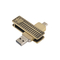 Warna Tubuh Retro TIPE C USB 128GB 256GB Kecepatan Tinggi 55*18*11mm