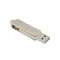 Body Perak Laser LOGO Type C USB Dengan Lubang Kunci Dapat Menaruh Lanyard Dan Gantungan Kunci