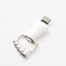 Shockproof Metal USB Flash Drive Dukungan Gratis Mengunggah Data