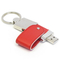 Tongkat USB Kulit Logam 2.0 Dengan Embossing / Laser / Cetak Logo